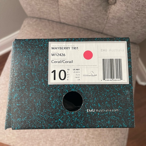 Emu Australia Mayberry Tie Dye W12655 Womens Purple Slides Slippers Shoes 10 - Picture 9 of 9